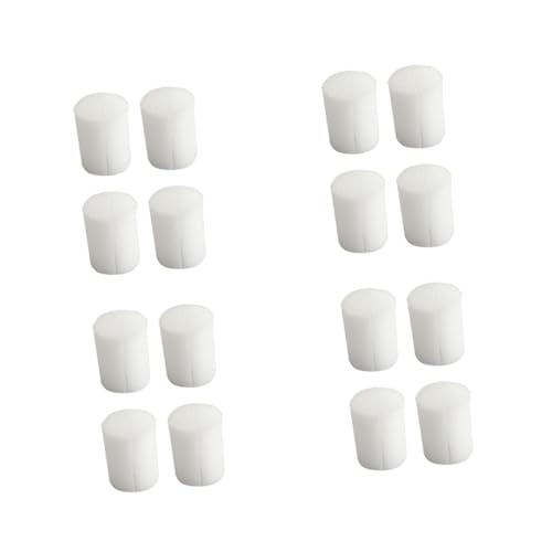 TOYANDONA 100 Esponjas Hidropónicas para Cultivo Jardinería Plantación Hidroponía Espuma Plántulas Sin Tierra Tapones Granja Fibra De Color Blanco Grande