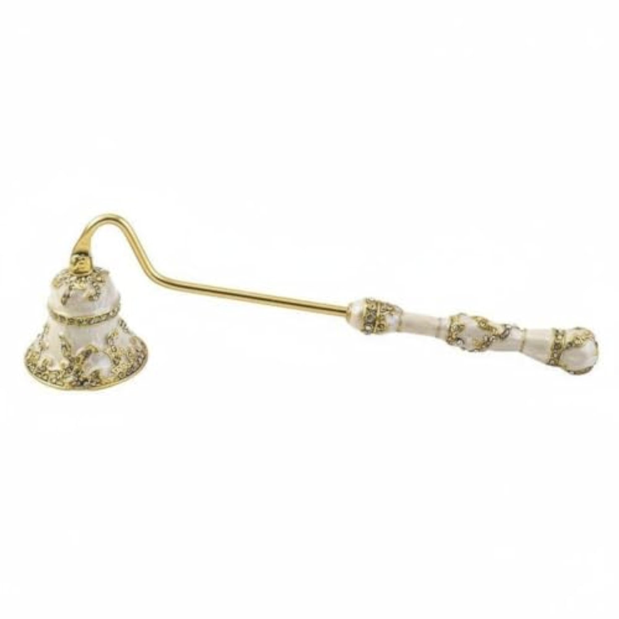 Jeweled Candle Wick Smotherer with Gemstone Embedded