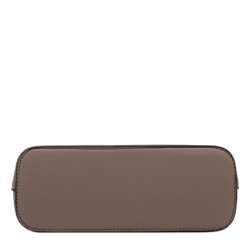 Image of FashionPuzzle Faux Leather Small Dome Crossbody Bag with Chain Strap