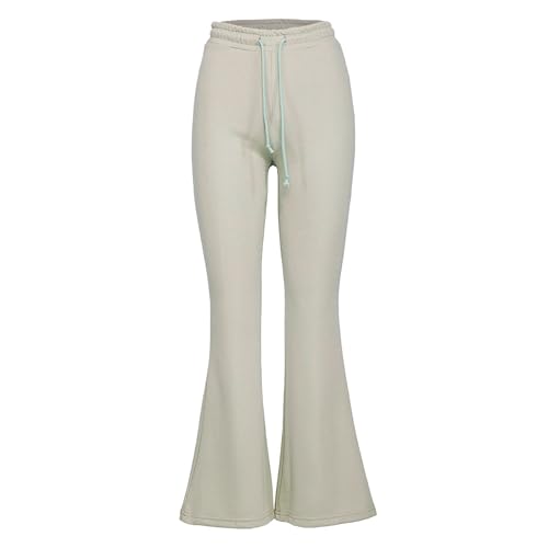 Pantalon femme flare soft vert flatteur pour allonger les jambes sans serrer