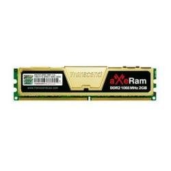 Transcend TX1066QLU-2GK - Memoria RAM 2 GB PC1066 (2X 1 GB, 1 Rank, Doble Canal, 1066 MHz, DDR2)