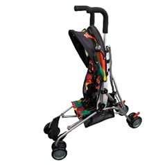 Miniatura 3 de Daphyl's - Cochecito plegable ultraligero con correa de hombro fácil de llevar, arnés de seguridad de 5 puntos, además de muchas características,