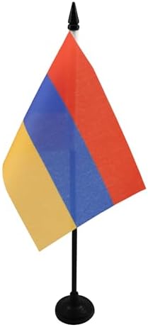 AZ FLAG Bandera de Mesa de Armenia 15x10 cm - Banderina de Despac...