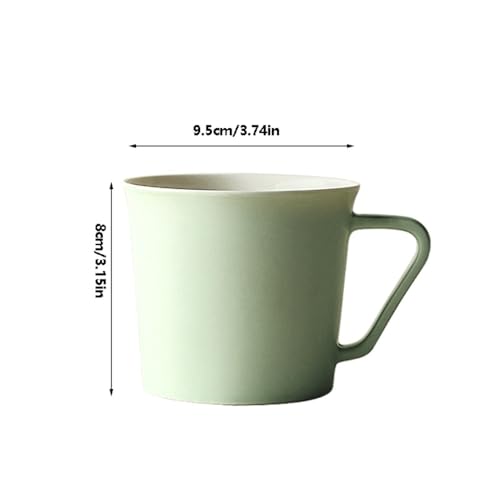 Tasse à café en céramique multicolore de 325 ml pour bureau