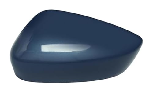 にバックミ カバー 交換 用 マツダ 3 用 アクセラ 2017 2018 サイドドアウィングミラーキャップ リアビュープロテクター 1ペア ブルー/ホワイトシェル カーリアビューカバー(青,Left)