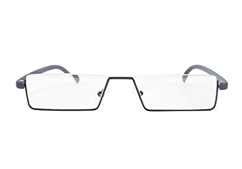 Half Frame Blue Light Blocking Reading Glasses Women Men Lightweight Tr90 Rim Readers With Case #TOP2