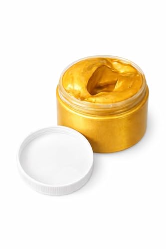 Image of Acrylic paint 100ml for Artist & Craft Painting Colour Smooth Finish Art paint Perfect for Canvas Wood (Golden)