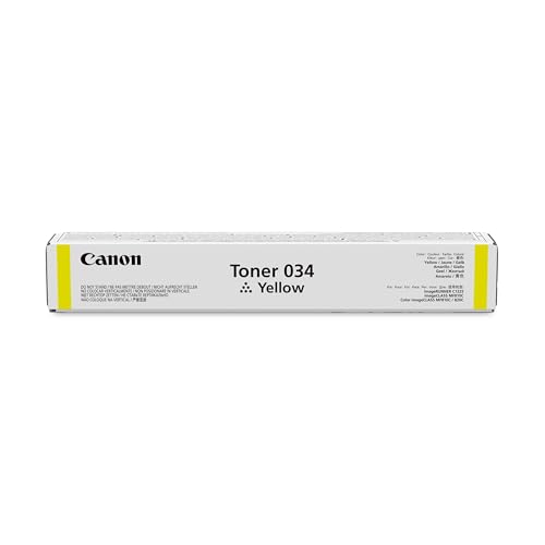Toner jaune CRG-034 de 7300 pages pour vos impressions professionnelles