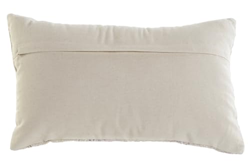 Coussin brodé multicolore en coton 50x30 cm de haute qualité - 4