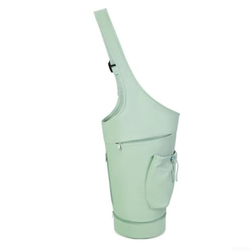 HavenDomicile Bolsa de yoga fácilmente transportable con compartimentos especiales para organización de equipos secos y húmedos (verde)
