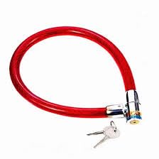 S Cart Heavy Duty Multipurpose Cable Lock for Bike, Luggage, Helmet, Steel Keylock, Anti-Theft Lock with 2 Keys (Multicolor) Pack of 1 (B0CQ2R3W4H) Amazon Price History, Amazon Price Tracker
