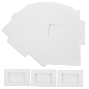 NAMOARLY 30-teilig Fensterumschläge für Broschüren