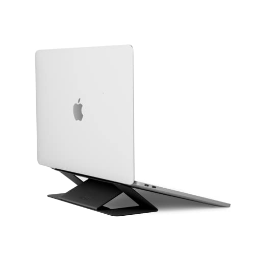Image of MOFT Laptop Stand, Invisible Lightweight Laptop Computer Stand, Compatible with MacBook, Air, Pro, Tablets and Laptops up to 15.6 inch, Patented (Jet Black)