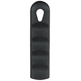 DURABLE FOOD-GRADE SILICONE: Crafted from premium, food-grade silicone, this handle sleeve is built for long-lasting durability, resisting wear and tear even under high temperatures and frequent use. The sleek black finish not only complements a prof...