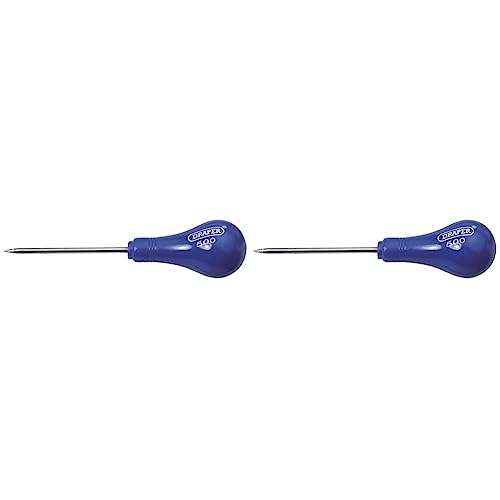 Draper 64747 Carpenters Scratch Awl with Extra Long Blade, Blue (Pack of 2)