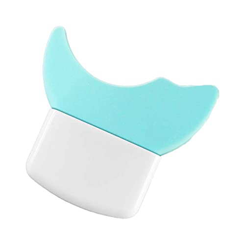 Haixifry まつげマスカラガード 多機能 アイメイク補助ガードツール マスカラとアイシャドウシールドパッド まつげエクステの着色用 1PCS (ブルー)