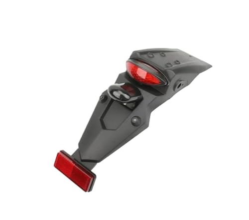 Garde-boue de moto avec feu arrière de freinage et clignotants pour la protection pluie