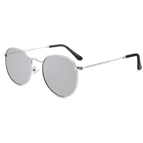 Lunettes de soleil rondes rétro pour des vacances à la plage et des trajets