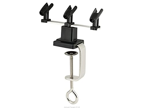 Support aérographe H3B de haute précision acier robuste 3 pistolets - 2
