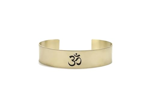 Hindouisme Gravé Pendentif Homme Or 24k - Bijoux Zen au Design Spirituel Religieux