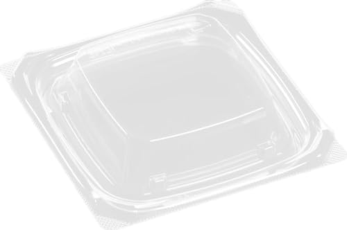 【ケース販売】 エフピコ(Fpco) T-Uステージ12-12内低2蓋 透明 1600枚入 5HC8