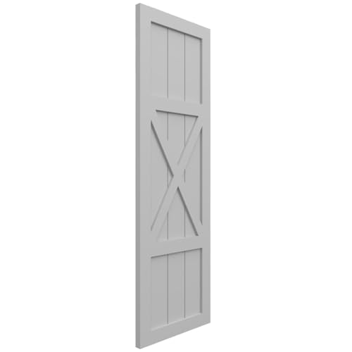 image for Ekena Millwork TFP107FH12X047PR True Fit PVC Center X-Board Farmhouse 