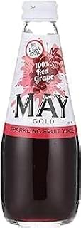 عصير فواكه فوارة برائحة العنب الاحمر من ماي جولد، 250 مل