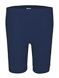 wobera ANGORA Damen-Unterhose bis Knie mit 50% Angora (Gr. L, Farbe: Marine)
