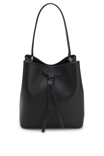 Sac seau BOSS Femmes Anett en similicuir grainé à monogramme Double B