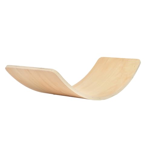 雑貨の国のアリス バランスボード 木製 子供 大人 耐荷重200kg 天然木 体幹 トレーニング 滑り台 室内遊ぶ ながら 運動 (ナチュラル)のサムネイル