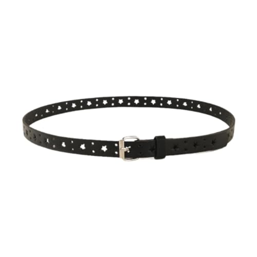 Women Skinny Belt with Buckle Solid Color for Jeans Skirts Daily Wear