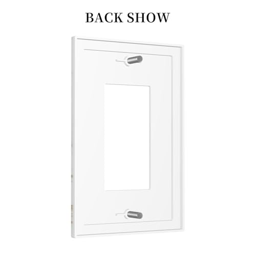 Decorative Outlet Covers Modern Grey Gold Marble Texure 1 Gang Rocker Light Switch Cover Plate Single Decora Light Switch Covers Wall Plate Faceplate for Kitchen Bathroom Home Decor