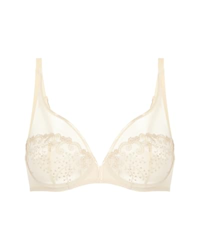 Simone Perele Délices Soutien-Gorge Sheer Plongeant Beige 90F