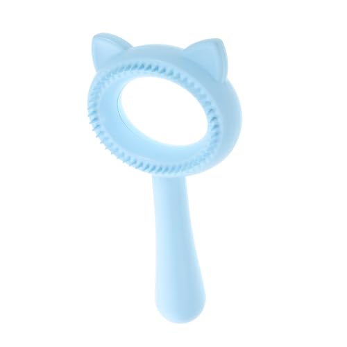 CIYODO Ergonomic Handle Deshedding Comb Double-sided Pet Grooming Brush Cat Ear Design Hair Removal for Cats Dogs