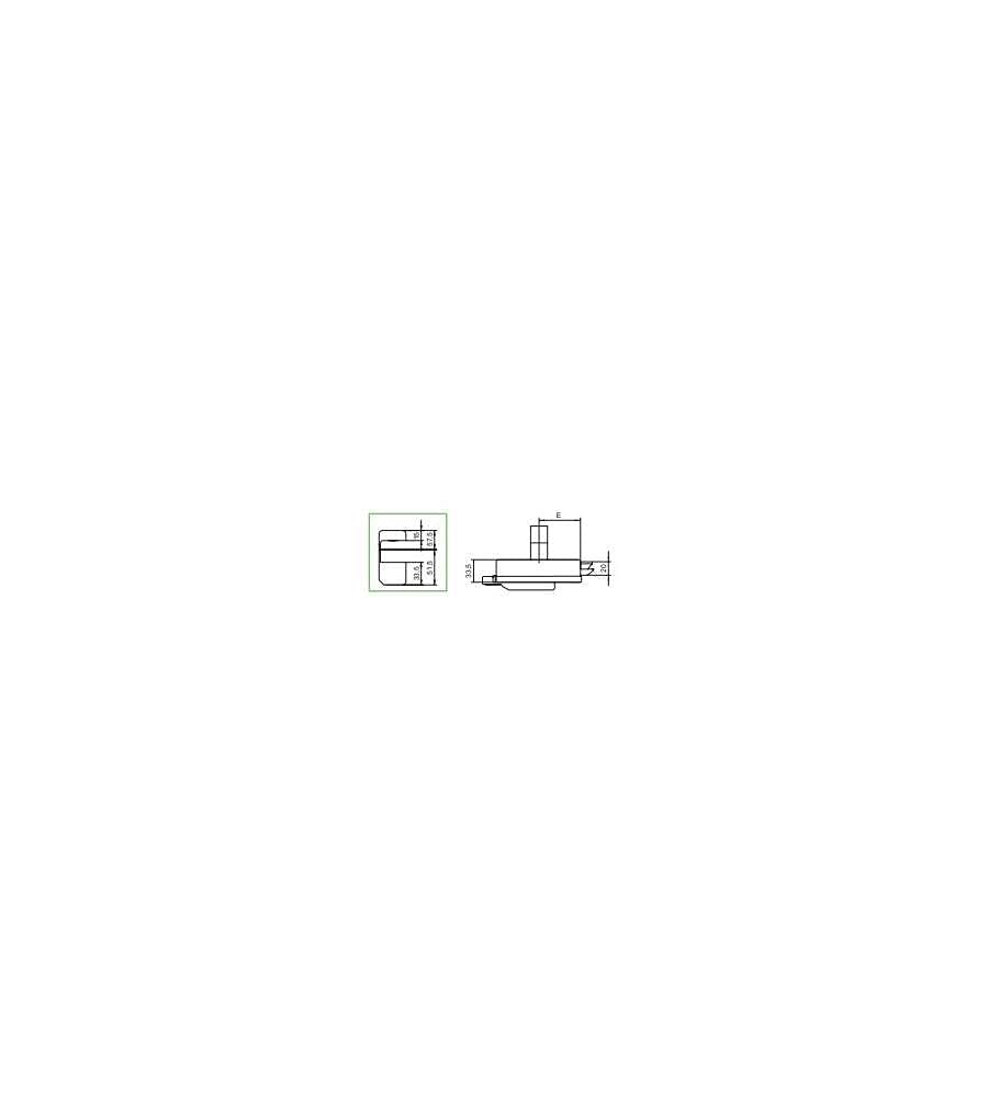 CISA 11921-50-1 SERRATURA ELETTRICA APPLICARE CILINDRO FISSO DX
