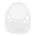 Cabilock 3pcs Oblique Mouth Bottle Cookie Jars Containers for Food Plastic Containers Food Containers with Lids Cereal Container Cookie Container Candy White Storage Bottle Pet Plastic