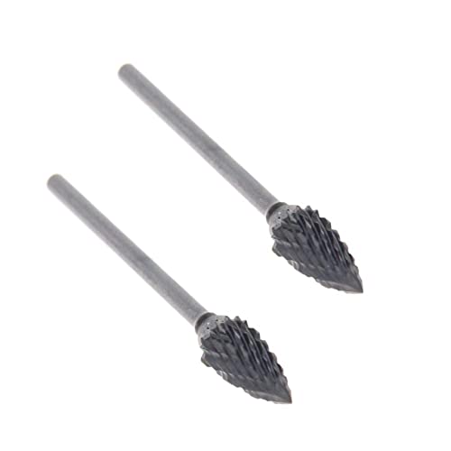 Fresas rotativas Auniwaig 6mm juego 2 piezas miniatura 1