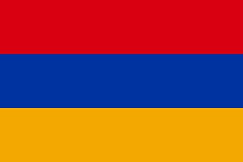 Drapeau Arménie XL format paysage de 2.16m² grand format pour mât