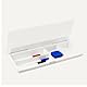 Amazon Basics – Schreibtisch-Whiteboard mit Organizer und Zubehör, 40.6 x 4.8 cm, Weiß