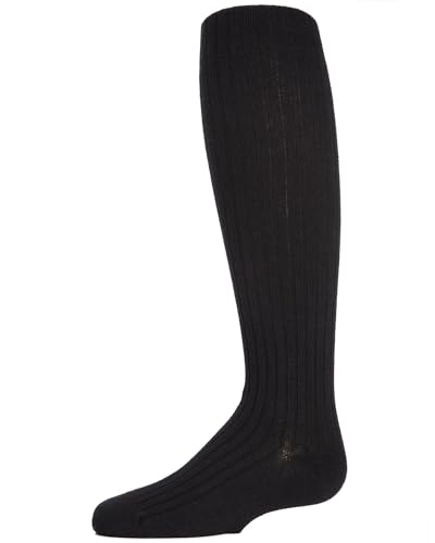 Image of Girls Ribbed Cotton Blend Sweater Tights