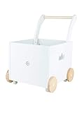 VIELSEITIG EINSETZBAR: Ob als Gehlernhilfe, als Puppenwagen oder als Untertützung beim Aufräumen, dieser Baby Walker ist der optimale Allrounder