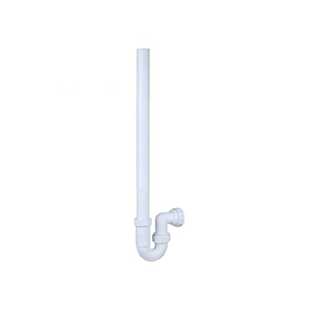 Merriway BH02094 Waste Compression Washing Machine Trap, 40 x 76mm, White with Upstand