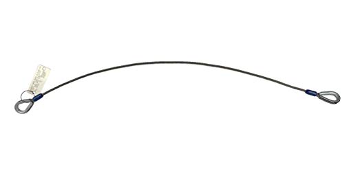 5/16" x 7' single leg wire rope sling w/thimble ends