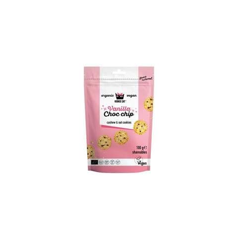 Vanilla Choc Chip Mini Cookies 100g by Kookie Cat Cover