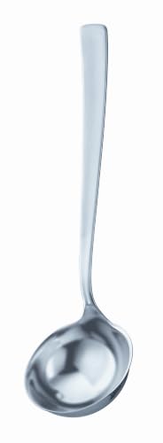 Image of Rosle Stainless Steel Serving Ladle, Flat Handle, 2.7-Ounce