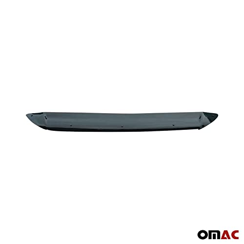 Omac Front Bug Deflector For Kia Sportage 2010 To 2016, Hood Protector, All Weather, Black #TOP6