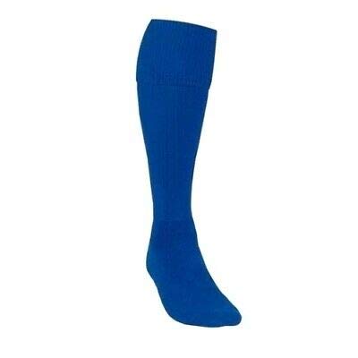 LE11-Kids Boys Mens Football Socks Plain Rugby Hockey Soccer Sports School PE Socks (ROYAL BLUE, UK 12-3 (SMALL))