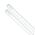 LumeGen T8 LED Glass Tube - 2 Pack | 18in 6W Type B | 750 Lumens 5000K & Direct Wire | UL Certified Double-Ended Power LED Tube Lights | Energy-Efficient Replacement for Fluorescent Tubes