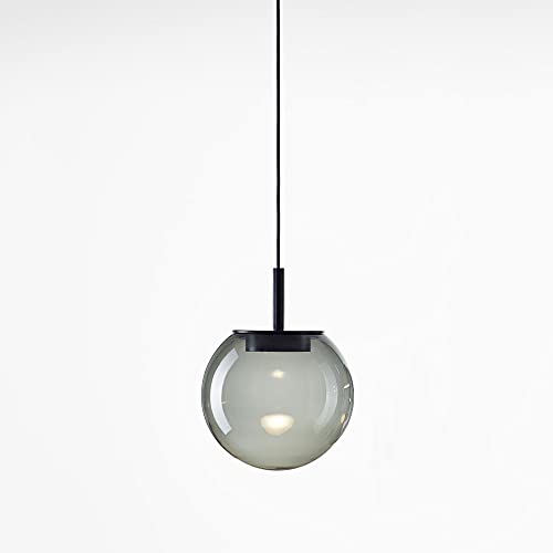 Lampe suspendue boule de verre luminaire moderne salon