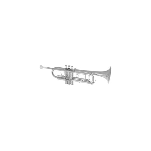 B&S Bb Trumpet, Silver Plated
